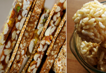 How to make Groundnut (Peanut) Chikki and Puffed rice (Mamra) Laddu