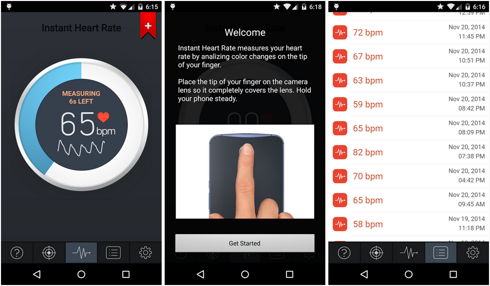 Instant Heart Rate App