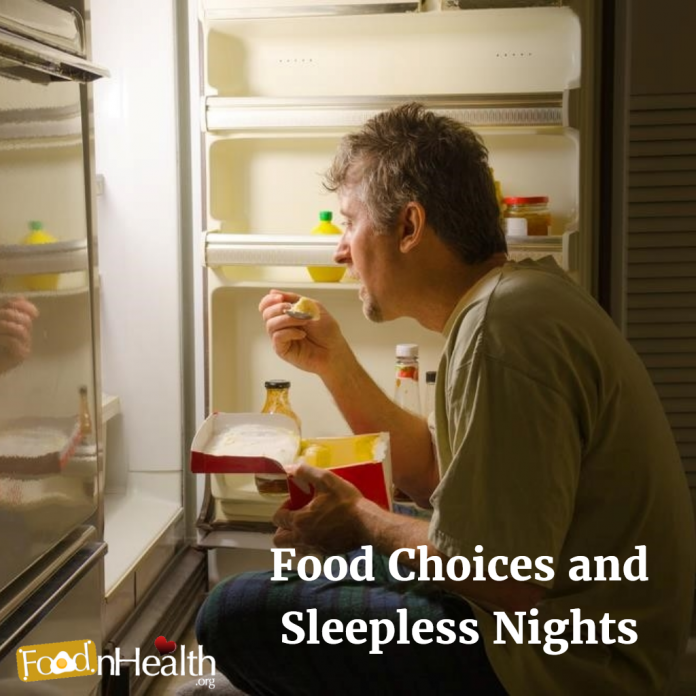 Food Choices - Sleepless Nights