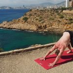 Yoga downward facing dog