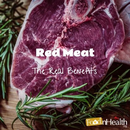 benefits of red meat for skin