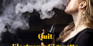 Quit Electronic Cigarette Smoking