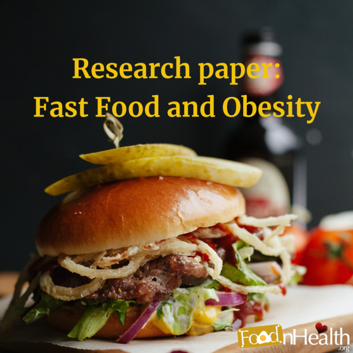 Research paper Fast Food and Obesity