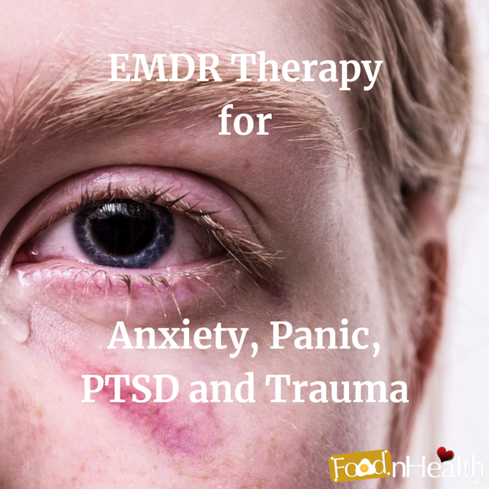 FoodnHealth.org explains the use of eye movement desensitization and reprocessing (EMDR) to treat post-traumatic stress disorder (PTSD)