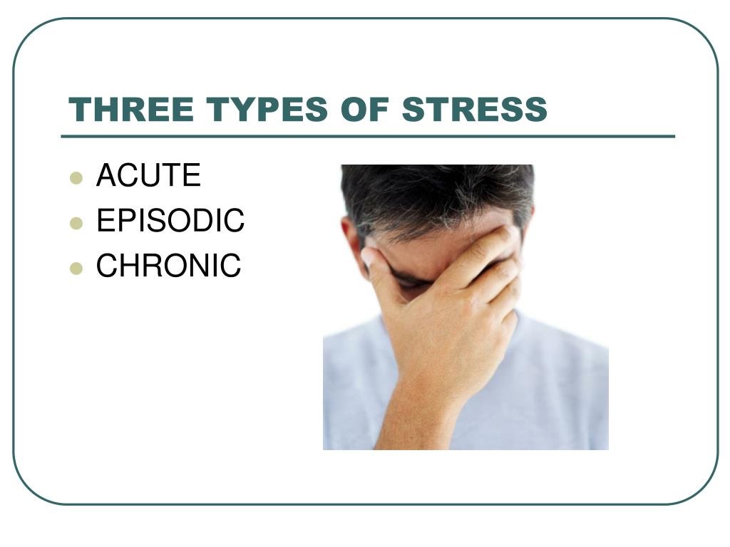 Three Types of Stress