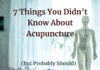 Things You Didn’t Know About Acupuncture