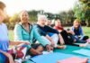 Therapy, Medication, Or Self-Help: Which Is Best For Clinical Depression Happy senior people after yoga sport class having fun sitting outdoors in park city