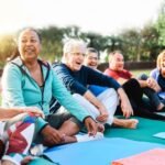 Therapy, Medication, Or Self-Help: Which Is Best For Clinical Depression Happy senior people after yoga sport class having fun sitting outdoors in park city